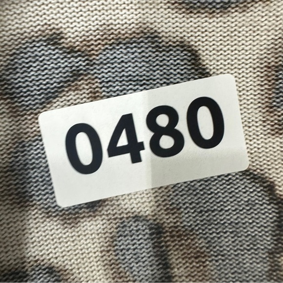 Open Front Leopard Print Long Sleeve Long Cardigan Size Medium Brown - Picture 10 of 10